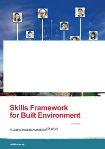 建筑環(huán)境技能框架 職業(yè)和技能指南 Skills Framework for Built Environment A Guide to Occupations and Skills