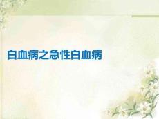 白血病之急性白血病PPT课件