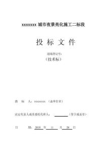 照明技術(shù)標(biāo)(二)