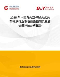 2025年中國角向雙桿球頭式關節軸承行業市場前景預測及投資價值評估分析報告