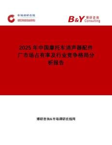 2025年中國摩托車消聲器配件廠市場(chǎng)占有率及行業(yè)競(jìng)爭(zhēng)格局分析報(bào)告
