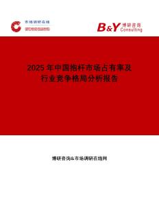 2025年中國抱桿市場占有率及行業(yè)競爭格局分析報告