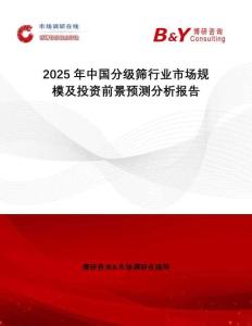 2025年中國分級篩行業(yè)市場規(guī)模及投資前景預測分析報告