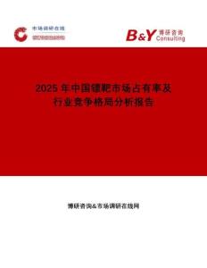 2025年中国镖靶市场占有率及行业竞争格局分析报告