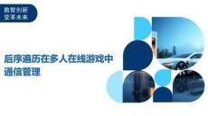 后序遍歷在多人在線游戲中通信管理-洞察與解讀