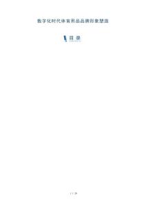 數(shù)字化時(shí)代體育用品品牌形象塑造-洞察與解讀