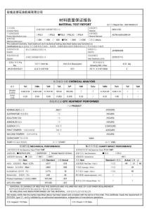 H2型節(jié)流閥 MTR材料測(cè)試報(bào)告