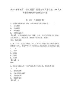 2025年聊城市“智匯冠縣”優秀青年人才引進（45人）考前自測高頻考點模擬試題及答案詳解（各地真題）