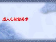 成人心肺復蘇術PPT課件