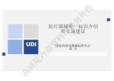 UDI系統介紹和實施建議