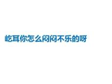 屹耳你怎么闷闷不乐的呀PPT课件