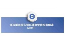 高尿酸血癥與痛風健康管理指南（2025年）解讀課件PPT