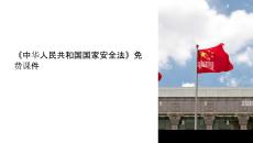 國(guó)家安全法課件