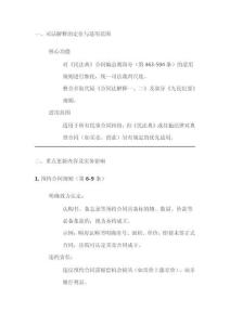 民法典合同通則解釋更新