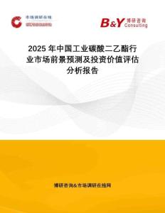 2025年中國工業(yè)碳酸二乙酯行業(yè)市場前景預測及投資價值評估分析報告