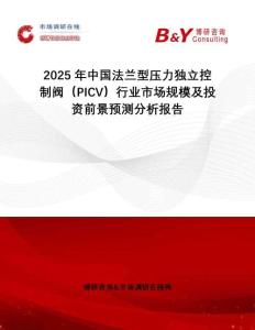 2025年中國法蘭型壓力獨立控制閥（PICV）行業(yè)市場規(guī)模及投資前景預(yù)測分析報告