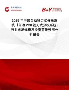 2025年中國自動銑刀式分板系統(tǒng)（自動PCB銑刀式分板系統(tǒng))行業(yè)市場規(guī)模及投資前景預(yù)測分析報告