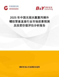 2025年中國無規(guī)共聚聚丙烯外螺紋管套直接行業(yè)市場前景預(yù)測及投資價值評估分析報告
