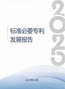 2025標(biāo)準(zhǔn)必要專利發(fā)展報(bào)告