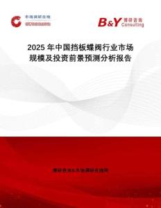 2025年中國擋板蝶閥行業(yè)市場規(guī)模及投資前景預測分析報告