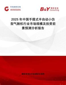 2025年中國手提式半自動小仿型氣割機行業市場規模及投資前景預測分析報告