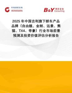 2025年中國吉利旗下轎車產(chǎn)品品牌（自由艦、金剛、遠景、熊貓、TX4、帝豪）行業(yè)市場前景預(yù)測及投資價值評估分析報告