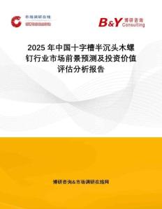 2025年中國十字槽半沉頭木螺釘行業(yè)市場前景預(yù)測及投資價(jià)值評估分析報(bào)告
