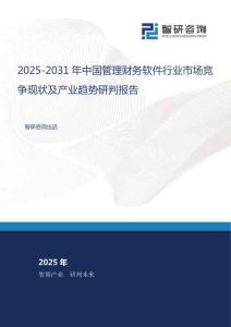 2025-2031年中國管理財務軟件行業(yè)市場競爭現(xiàn)狀及產業(yè)趨勢研判報告
