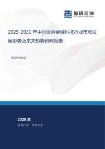 2025-2031年中國證券金融科技行業(yè)市場發(fā)展形勢及未來趨勢研判報告