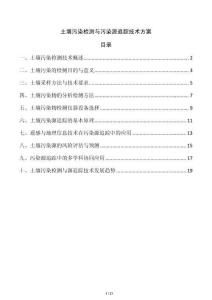 土壤污染檢測與污染源追蹤技術方案