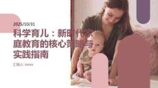 科學(xué)育兒：新時代家庭教育的核心策略與實踐指南