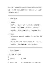 城市社區(qū)設(shè)置的標(biāo)準(zhǔn)