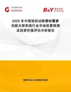 2025年中國冠狀動脈雷帕霉素洗脫支架系統(tǒng)行業(yè)市場前景預測及投資價值評估分析報告