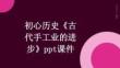 初心歷史《古代手工業(yè)的進步》ppt課件