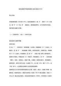 燒傷創面護理感染預防與愈合促進2025