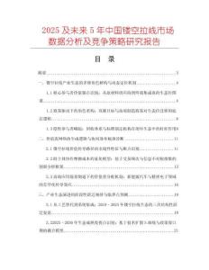 2025及未來5年中國鏤空拉線市場數(shù)據(jù)分析及競爭策略研究報告
