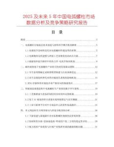 2025及未來5年中國(guó)電弧螺柱市場(chǎng)數(shù)據(jù)分析及競(jìng)爭(zhēng)策略研究報(bào)告