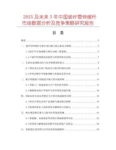 2025及未来5年中国玻纤管伸缩杆市场数据分析及竞争策略研究报告