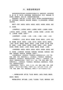 六、體質(zhì)診斷調(diào)治學(xué)