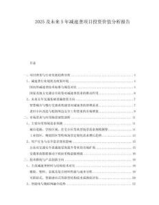 2025及未来5年减速垄项目投资价值分析报告