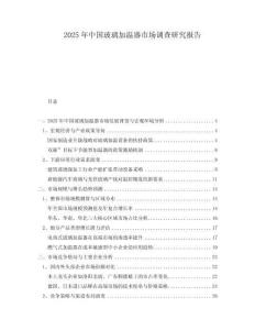 2025年中國玻璃加溫器市場調查研究報告