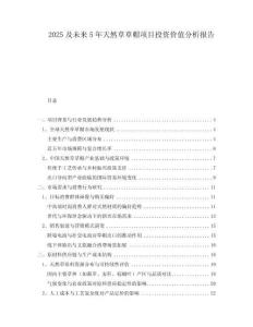 2025及未來5年天然草草帽項(xiàng)目投資價(jià)值分析報(bào)告