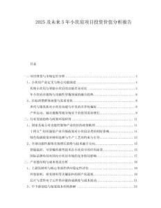 2025及未來(lái)5年小坎肩項(xiàng)目投資價(jià)值分析報(bào)告