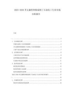 2025-2030圣文森特和格瑞納丁石油化工行業(yè)市場分析報告