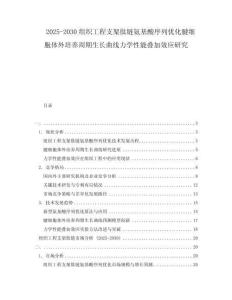 2025-2030組織工程支架肽鏈氨基酸序列優(yōu)化腱細胞體外培養(yǎng)周期生長曲線力學(xué)性能疊加效應(yīng)研究