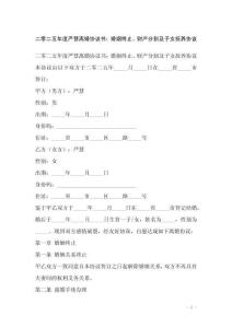 二零二五年度嚴(yán)慧離婚協(xié)議書：婚姻終止、財(cái)產(chǎn)分割及子女撫養(yǎng)協(xié)議