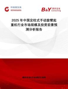 2025年中國定柱式手動旋臂起重機行業(yè)市場規(guī)模及投資前景預測分析報告