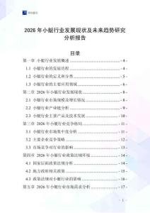 2026年小艇行業發展現狀及未來趨勢研究分析報告