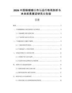 2026中國蜂蠟蠟燭市場運(yùn)行格局剖析與未來前景展望研究報(bào)告版
