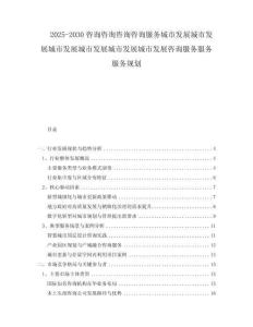 2025-2030咨詢咨詢咨詢咨詢服務城市發(fā)展城市發(fā)展城市發(fā)展城市發(fā)展城市發(fā)展城市發(fā)展咨詢服務服務服務規(guī)劃